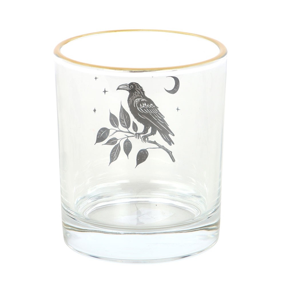 Something Different - Perched Raven Drinking Glassware - Multicolours